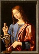 Piero di Cosimo St. John the Evangelist oil on canvas